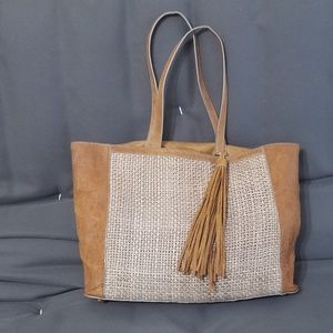 Alberta di canio large leather hand bag